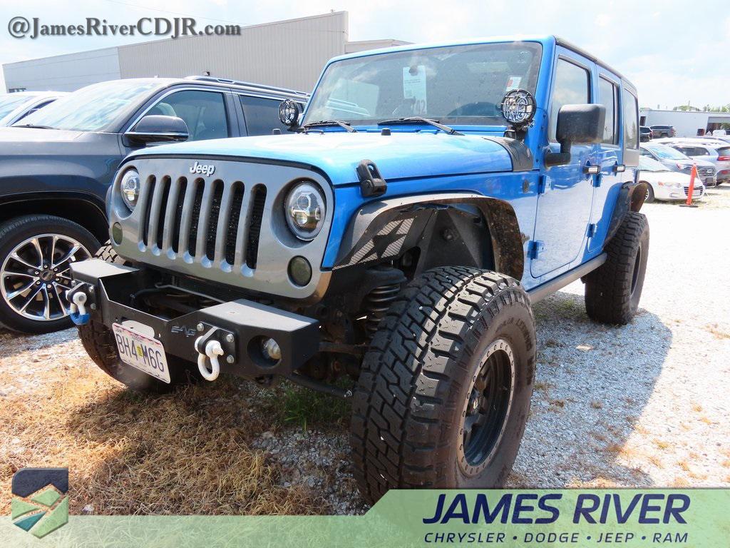 used 2014 Jeep Wrangler Unlimited car, priced at $17,999