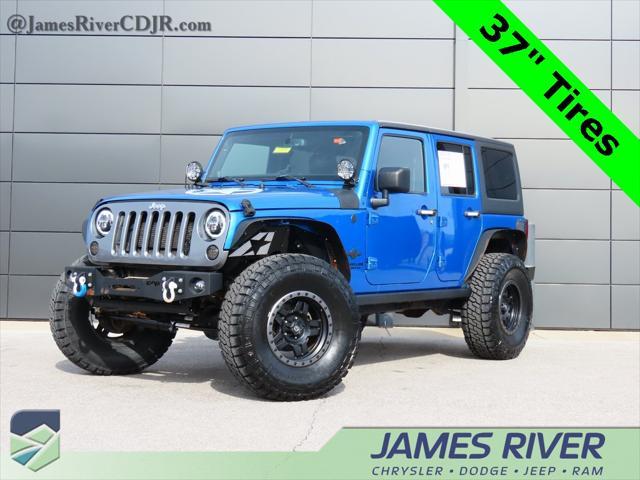 used 2014 Jeep Wrangler Unlimited car, priced at $18,229