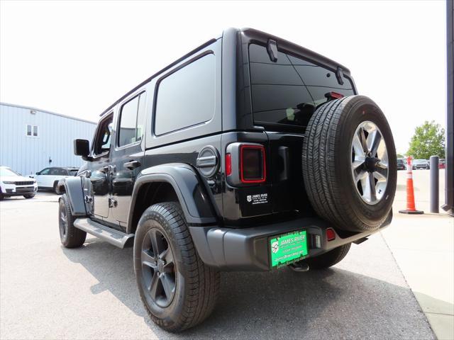 used 2021 Jeep Wrangler Unlimited car, priced at $34,585