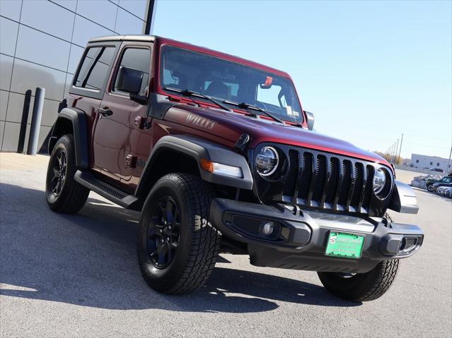 used 2021 Jeep Wrangler car, priced at $25,292