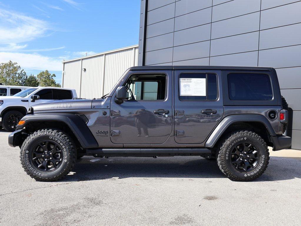 used 2021 Jeep Wrangler car, priced at $29,099