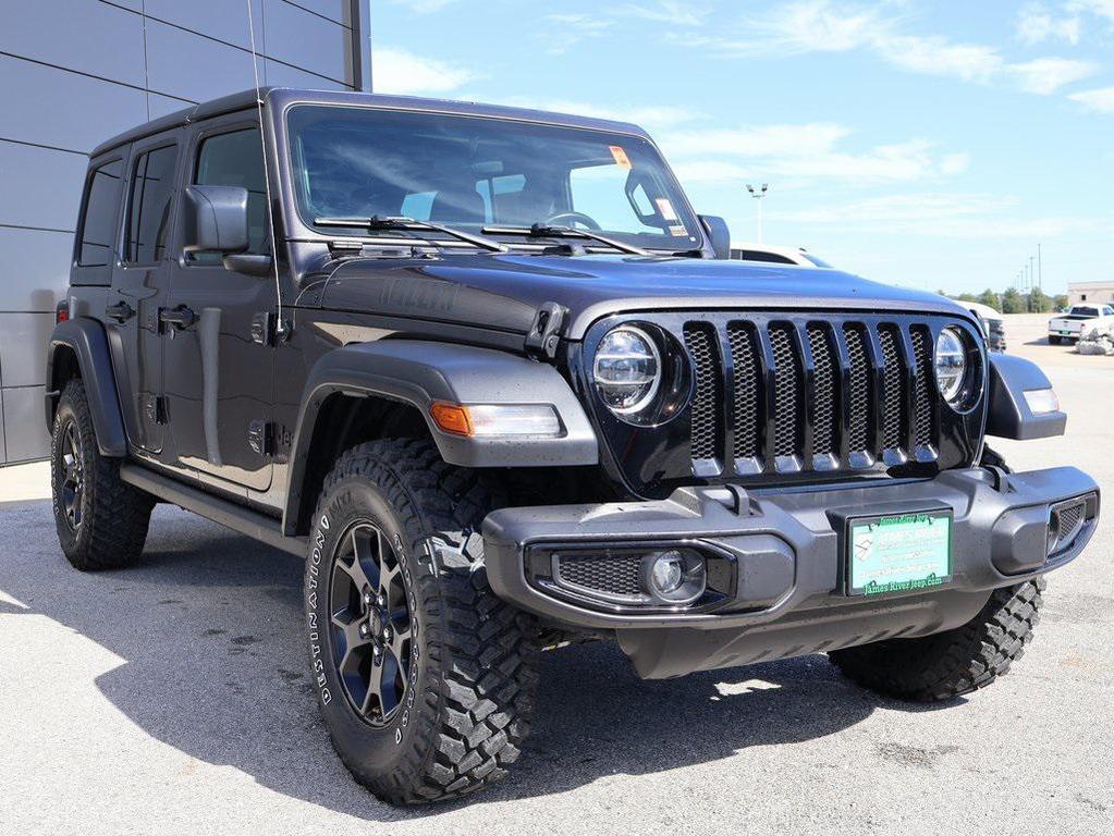 used 2021 Jeep Wrangler car, priced at $29,099