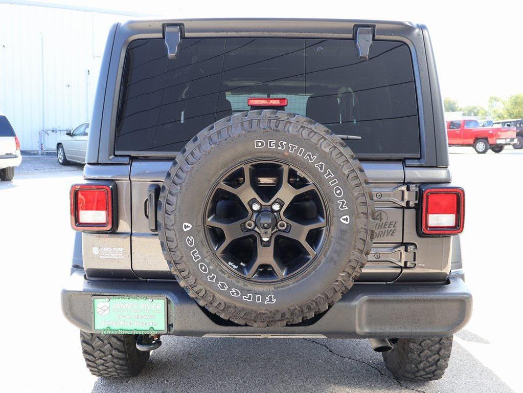 used 2021 Jeep Wrangler car, priced at $29,099