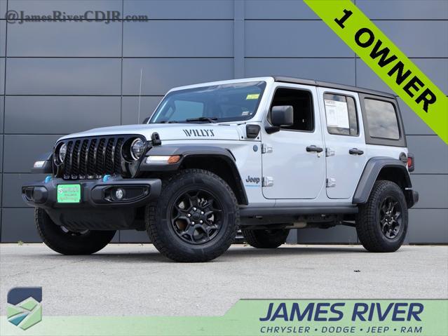 used 2023 Jeep Wrangler 4xe car, priced at $30,299