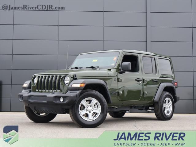 used 2022 Jeep Wrangler Unlimited car, priced at $31,091