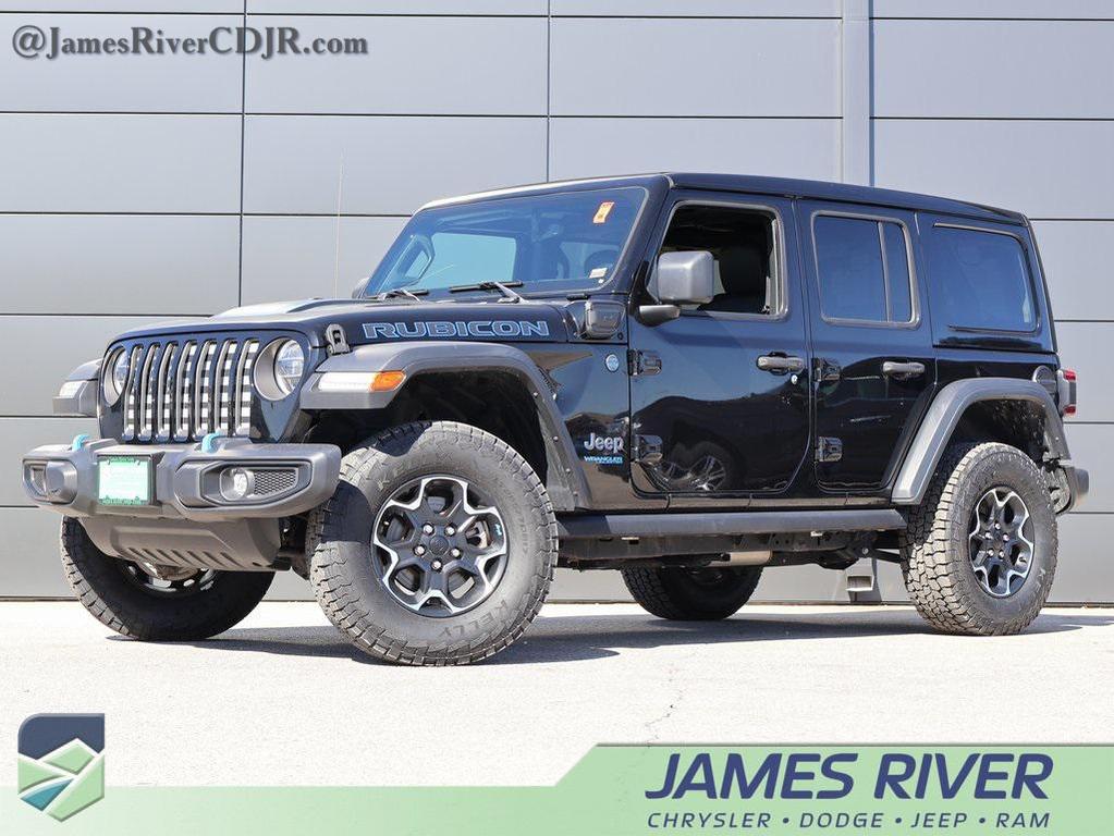 used 2022 Jeep Wrangler Unlimited 4xe car, priced at $33,589