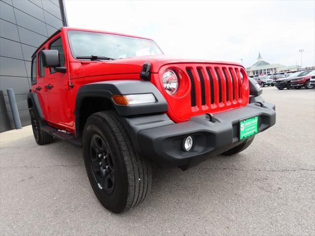 used 2022 Jeep Wrangler Unlimited car, priced at $31,618