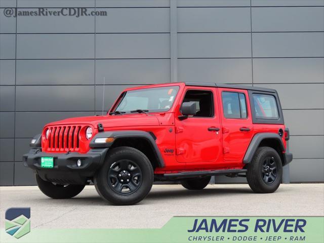 used 2022 Jeep Wrangler Unlimited car, priced at $31,845