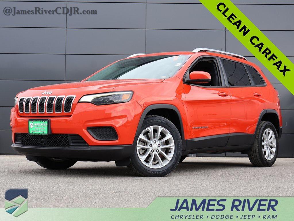 used 2021 Jeep Cherokee car, priced at $15,699