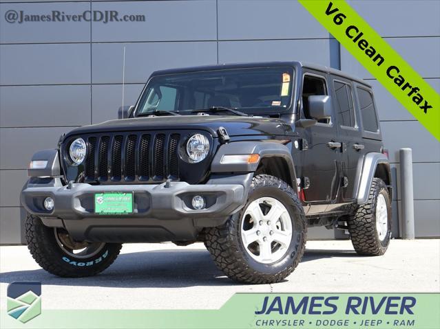 used 2020 Jeep Wrangler Unlimited car, priced at $29,999