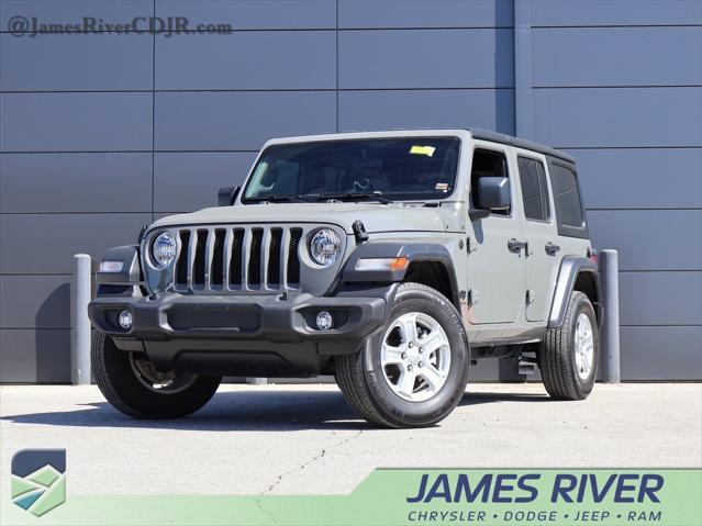 used 2023 Jeep Wrangler car, priced at $34,999