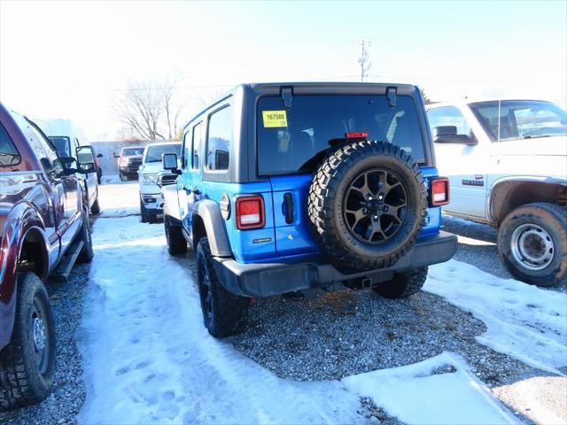 used 2021 Jeep Wrangler Unlimited car, priced at $35,907