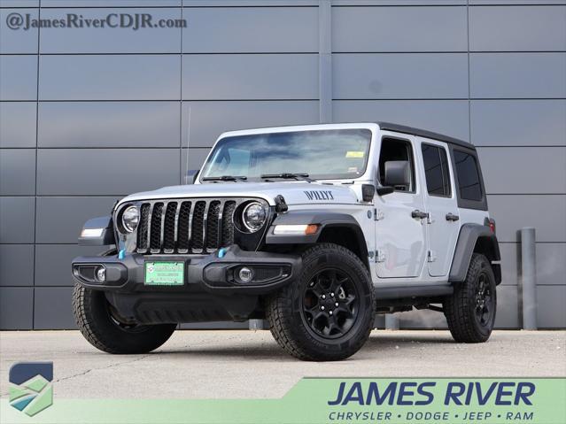 used 2023 Jeep Wrangler 4xe car, priced at $28,499