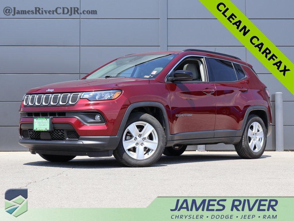 used 2022 Jeep Compass car, priced at $19,119