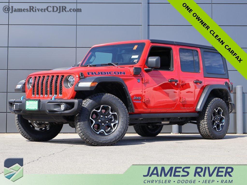 used 2022 Jeep Wrangler Unlimited 4xe car, priced at $35,899