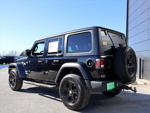 used 2021 Jeep Wrangler Unlimited car, priced at $27,381