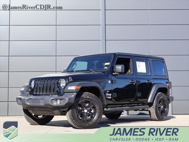 used 2021 Jeep Wrangler Unlimited car, priced at $27,381