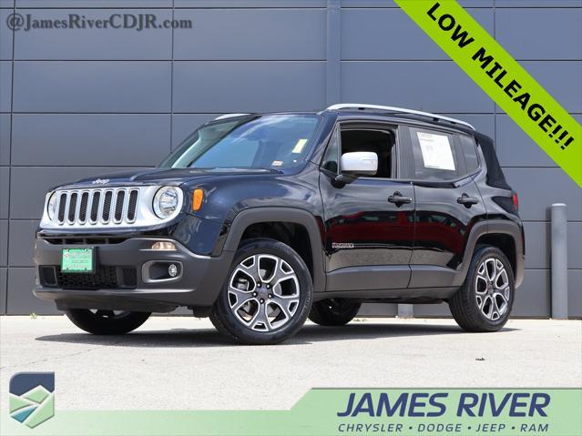 used 2018 Jeep Renegade car, priced at $18,499