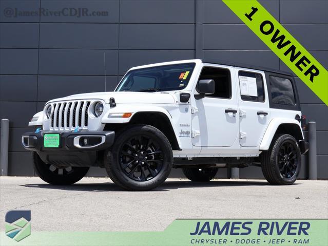 used 2023 Jeep Wrangler 4xe car, priced at $29,599