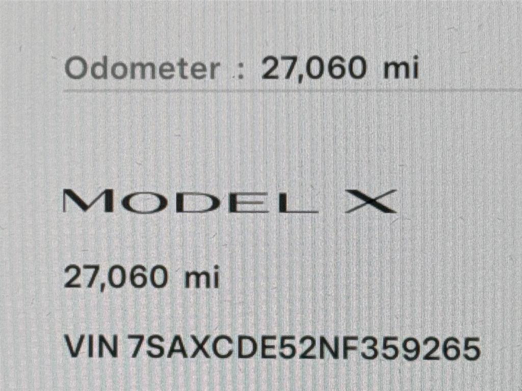 used 2022 Tesla Model X car, priced at $54,895