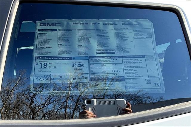 new 2025 GMC Canyon car, priced at $50,715