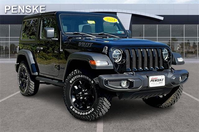 used 2021 Jeep Wrangler car, priced at $28,848