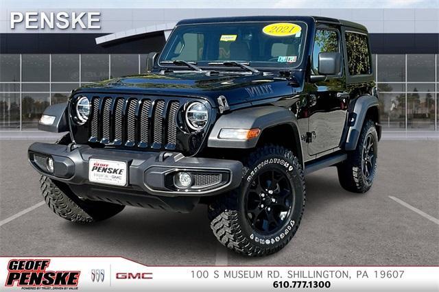 used 2021 Jeep Wrangler car, priced at $28,848