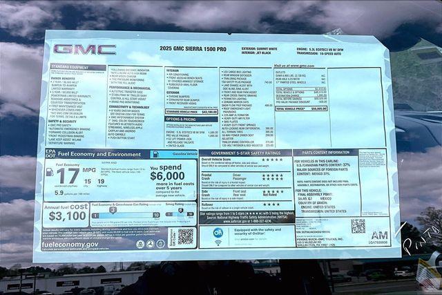 new 2025 GMC Sierra 1500 car, priced at $38,505
