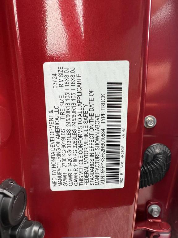 used 2024 Honda Ridgeline car, priced at $28,995