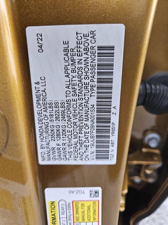 used 2022 Acura TLX car, priced at $36,495