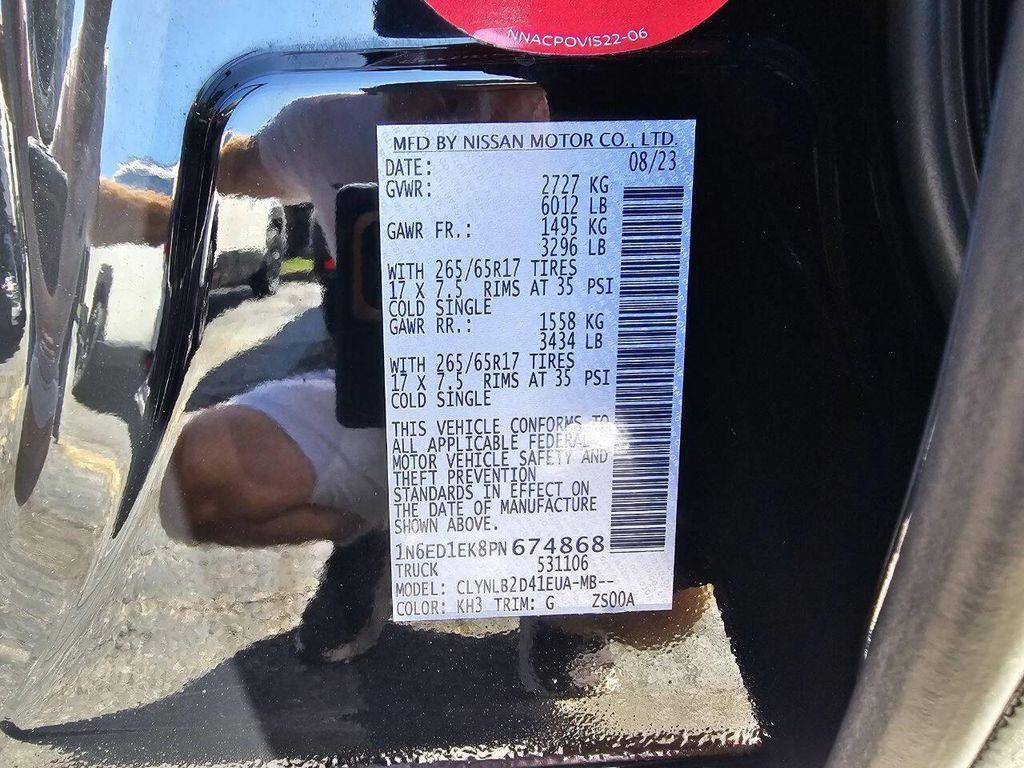 used 2023 Nissan Frontier car, priced at $26,995
