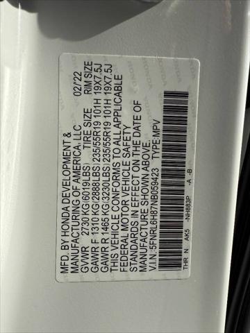 used 2022 Honda Odyssey car, priced at $29,995