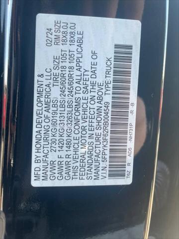 used 2024 Honda Ridgeline car, priced at $31,995