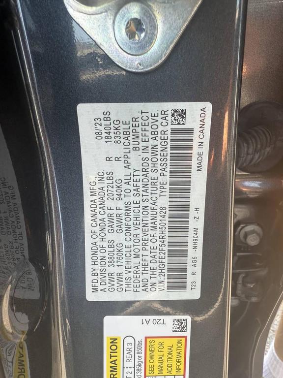 used 2024 Honda Civic car, priced at $22,995