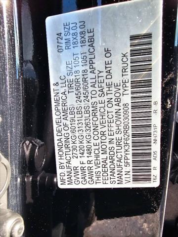 used 2024 Honda Ridgeline car, priced at $30,495