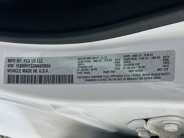 used 2022 Ram 1500 car, priced at $33,497