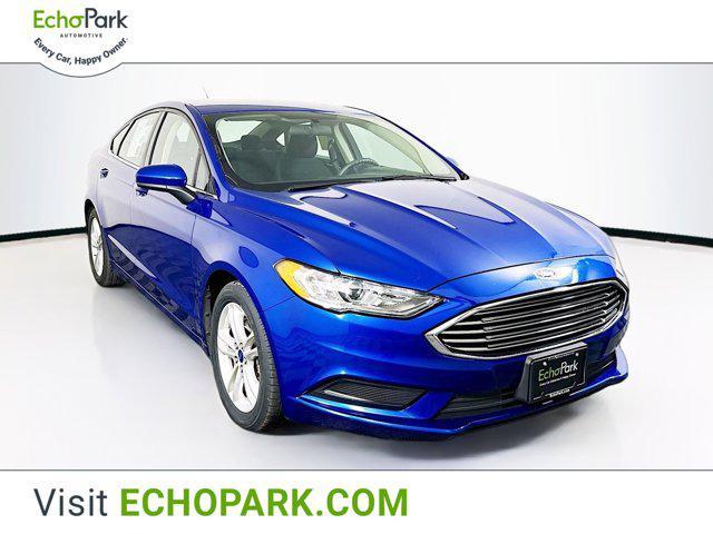 used 2018 Ford Fusion car, priced at $14,349