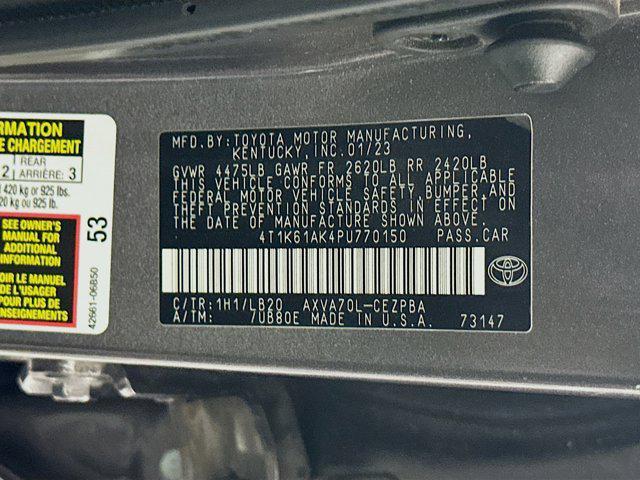 used 2023 Toyota Camry car, priced at $27,447