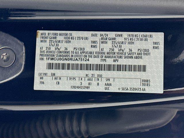 used 2024 Ford Escape car, priced at $21,447