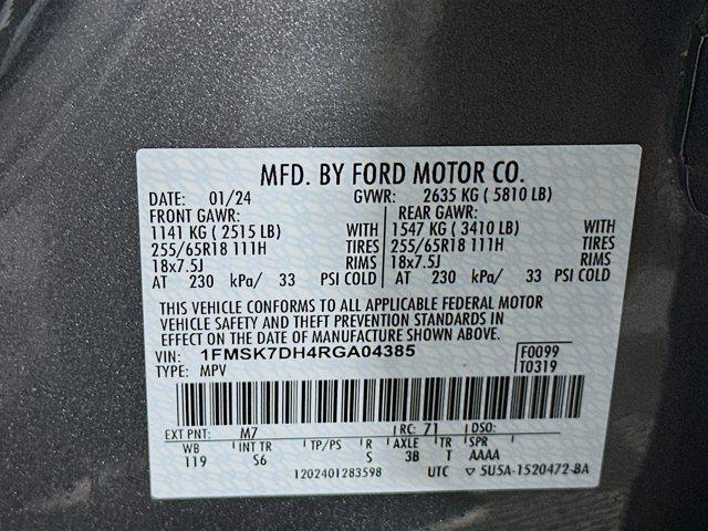 used 2024 Ford Explorer car, priced at $30,197