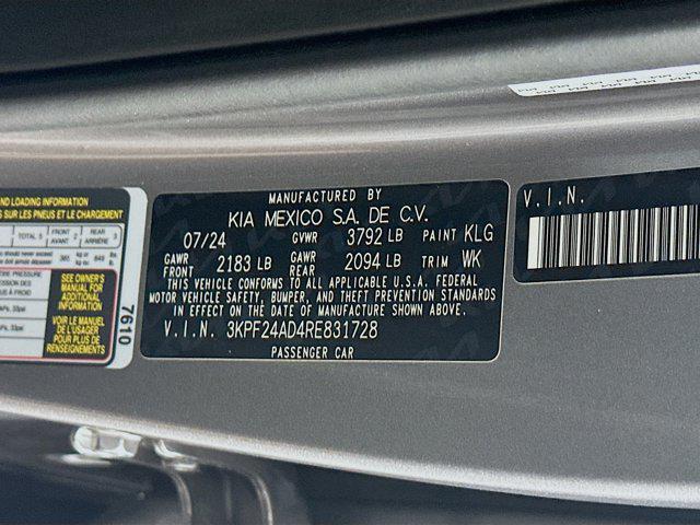 used 2024 Kia Forte car, priced at $17,847