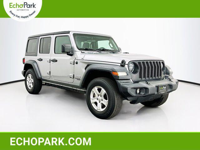 used 2020 Jeep Wrangler Unlimited car, priced at $29,589