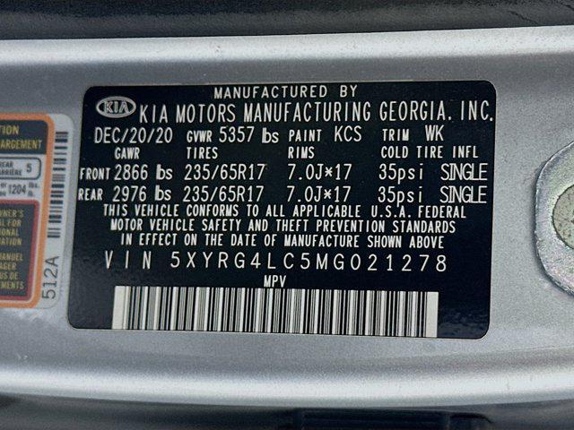 used 2021 Kia Sorento car, priced at $15,997