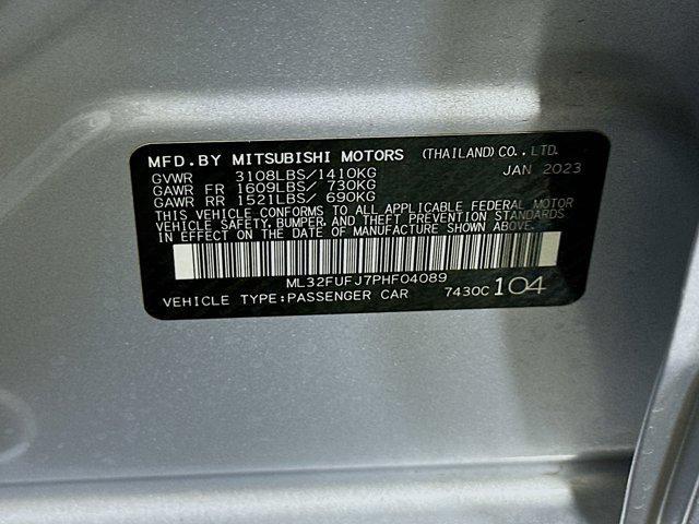 used 2023 Mitsubishi Mirage G4 car, priced at $14,497