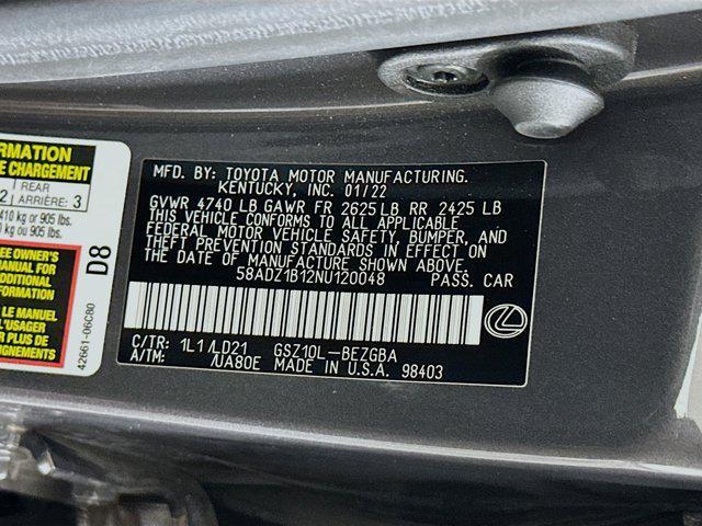used 2022 Lexus ES 350 car, priced at $36,399
