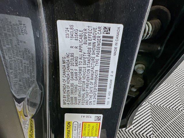 used 2024 Honda Civic car, priced at $23,547
