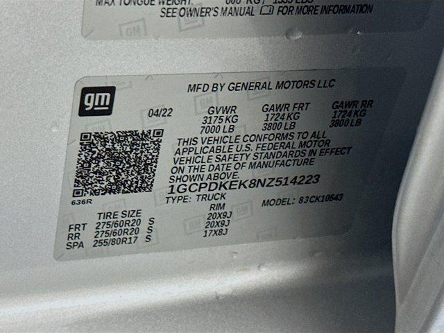 used 2022 Chevrolet Silverado 1500 car, priced at $33,547