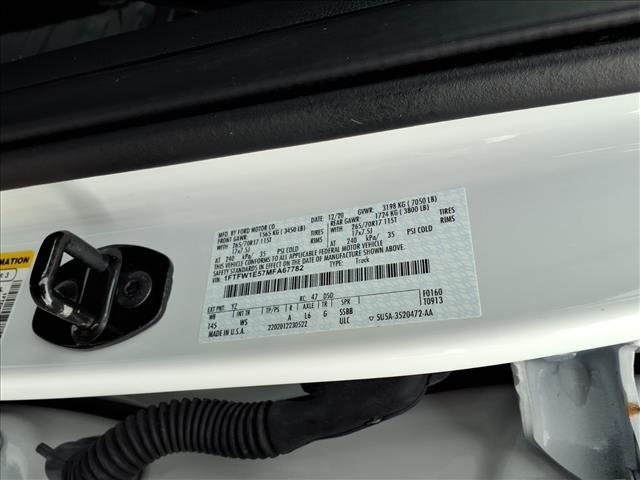 used 2021 Ford F-150 car, priced at $25,500