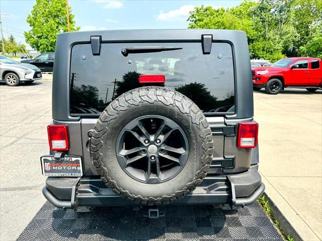used 2017 Jeep Wrangler Unlimited car, priced at $18,491