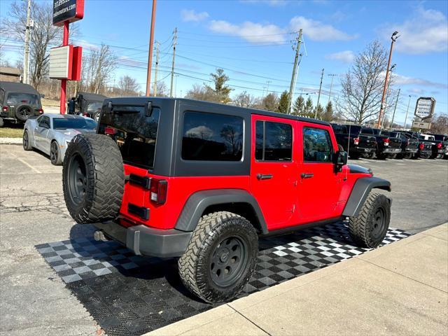 used 2016 Jeep Wrangler Unlimited car, priced at $15,491